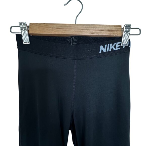 Nike Pro Dri Fit Base Layer Black Leggings Running Hiking Yoga Women's Size XS - Picture 3 of 6